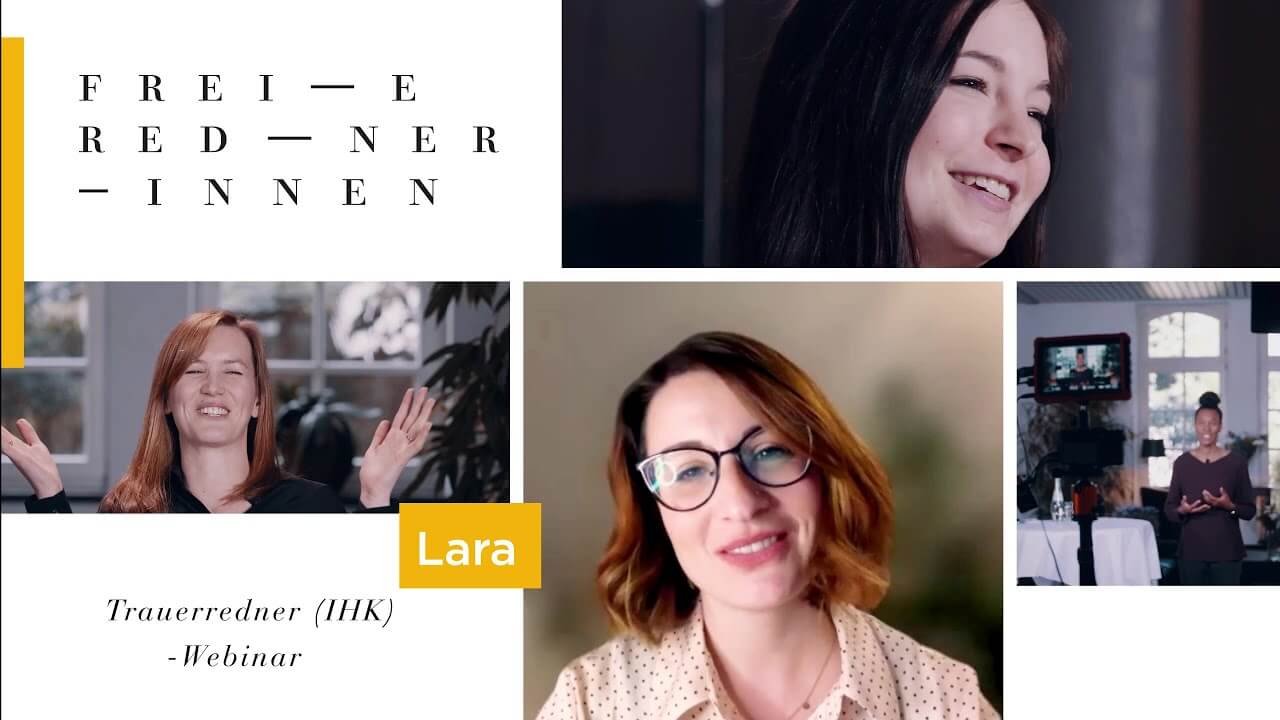 Lara's Gedanken über das Webinar zur Trauerrednerin