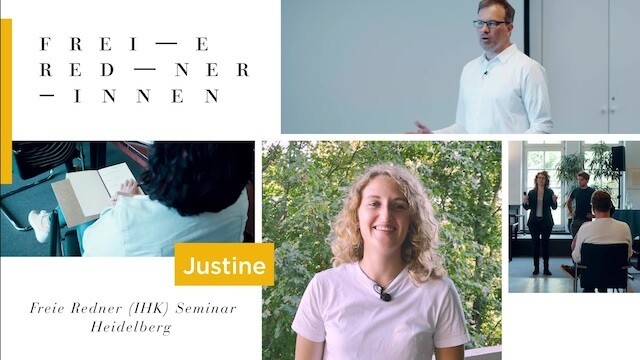 Angst vor dem freien Reden: Justine vor der Ausbildung zur Freien Rednerin