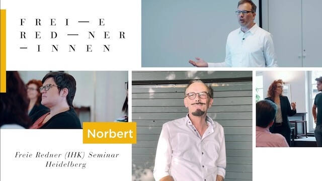 "Unheimlich kurzweilig und informativ" - Norbert über die Ausbildung zum Freien Redner