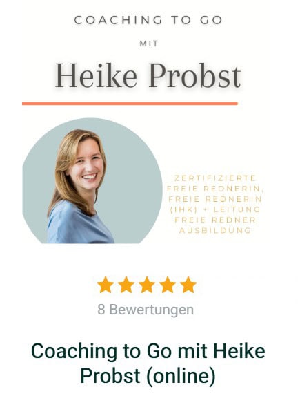 Rednershop 3 Redner-Shop - Coaching to Go mit Heike